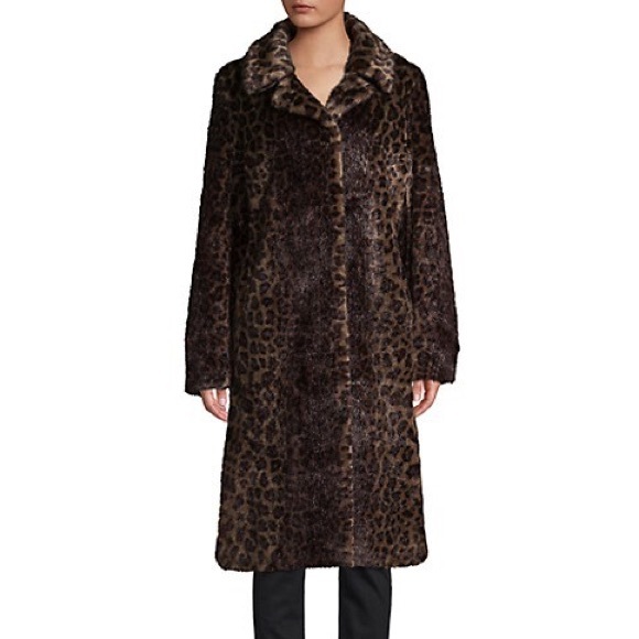 Donna Karan New York Designer leopard fur coat - Picture 2 of 6